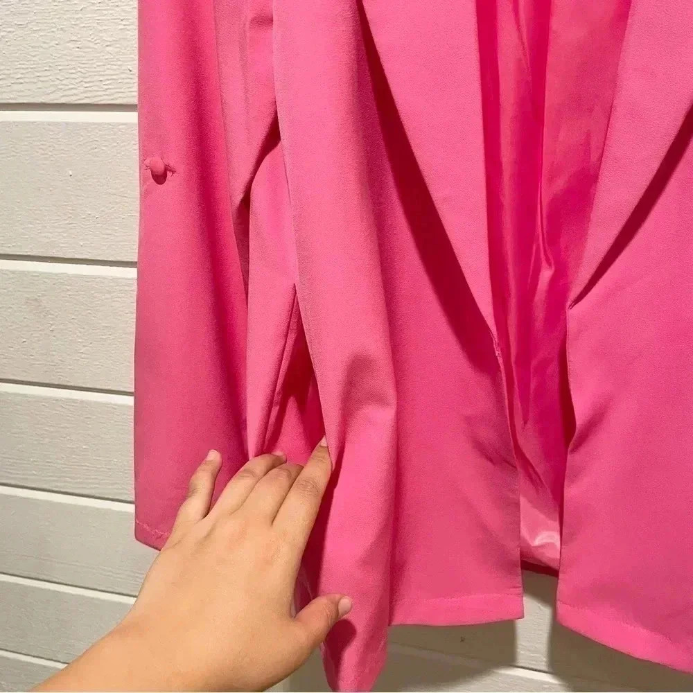 NWOT Bright Pink Blazer Size Small - Picture 5 of 8